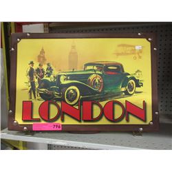 Small suitcase with London logo