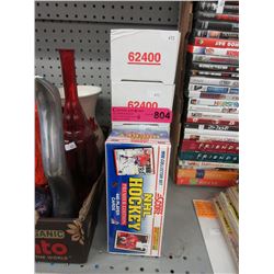 6 Sealed boxes of NHL hockey cards - 1990