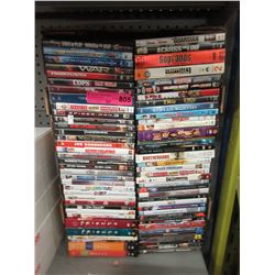 60 DVD movies - used