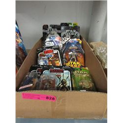 12 Star Wars figurines