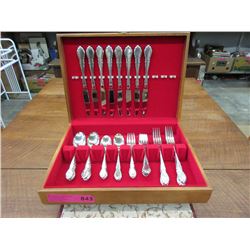 Silver plated cutlery in presentation box