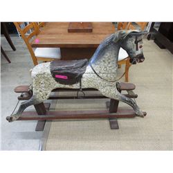 Rare - Victorian folk art rocking horse