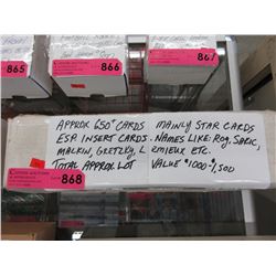 650 Hockey cards