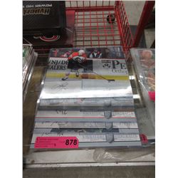 5 Autographed hockey signature portraits