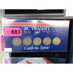 1986 BC Transit commemorative tokens