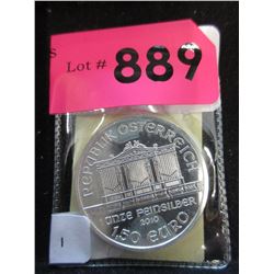 1 Troy Ounce - .999 Fine Silver 1.50 Euro coin