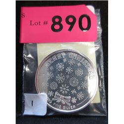 1 Troy Ounce - .999 Fine Silver Round