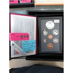 1989 Canadian Proof Set Coins