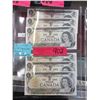 Image 1 : 6 x 1973 $1 Bills in sequence