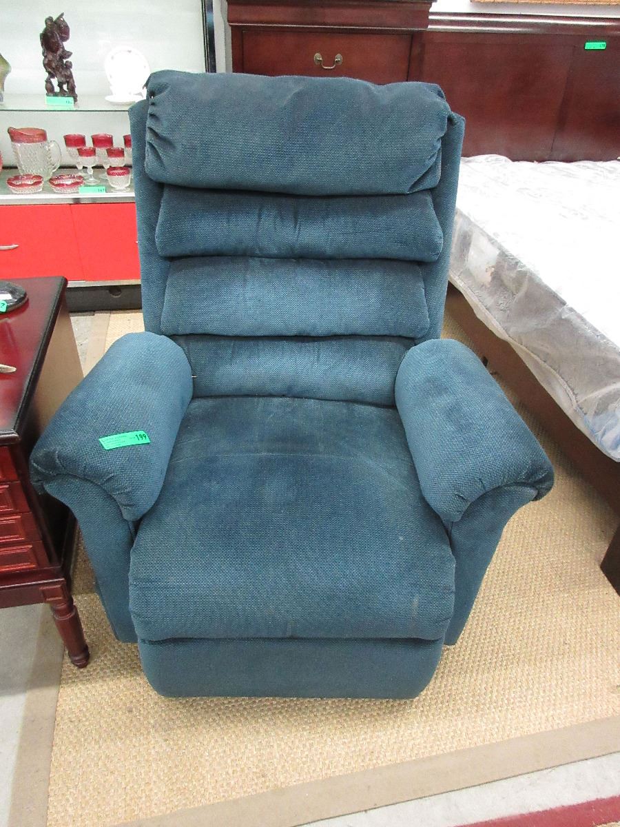 Upholstered lift chair used
