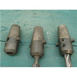 400 Kwik-Switch Universal Eng. End Mill Holders, (3) 1"