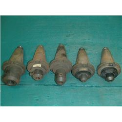 CAT 50 End Mill Holders, 3/8", 1/2", (2) 3/4", 1.25"