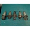 Image 1 : CAT50 End Mill Holders, 1/2", 3/4", (3) 1"