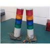 Image 2 : Patlite Stacked Signal Lights. Green, Blue, Orange, Red