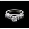 Image 2 : 1.50ctw Diamond Ring - Platinum