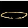 Image 3 : 1.70ctw Diamond Tennis Bracelet - 14KT Yellow Gold