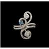 Image 2 : 1.77ctw Diamond Ring - 14KT White Gold