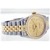 Image 2 : Rolex Two-Tone 1.00ctw Diamond DateJust Men's Watch