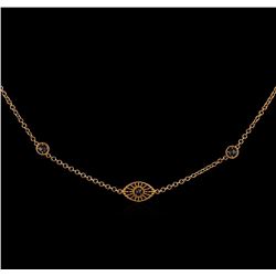 James Kurk 0.65ctw Diamond Necklace - 14KT Rose Gold