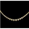 Image 2 : 18KT Yellow Gold 17.01ctw Diamond Necklace
