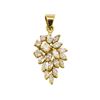 Image 3 : 5.80ctw Diamond Pendant and Earrings Set - 14KT Yellow Gold