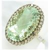 Image 5 : Le Vian 10.00ct Green Amethyst and Diamond Ring - 14KT Yellow Gold