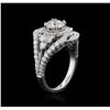Image 3 : 18KT White Gold 2.37ctw Diamond Ring