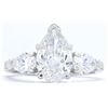 Image 1 : GIA Cert 3.21ctw Diamond Ring - Platinum