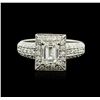 Image 2 : 18KT White Gold 1.27ctw Diamond Ring