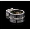 Image 3 : Crayola 3.50ct Peridot and White Sapphire Ring - .925 Silver