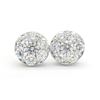Image 1 : 1.00ctw Diamond Earrings - 14KT White Gold