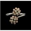 Image 2 : 0.24ctw Diamond Ring - 14KT Two-Tone Gold