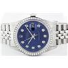 Image 2 : Rolex Stainless Steel 1.00ctw Diamond DateJust Men's Watch