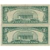 Image 2 : 1963 $5 Red Seal Bill Lot of 2