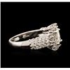 Image 3 : 14KT White Gold EGL USA Certified 2.29ctw Diamond Ring