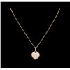 Image 2 : 1.93ctw Diamond Heart Pendant - 14KT Rose Gold