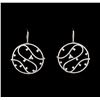 Image 1 : 3.67ctw Diamond Earrings - 18KT White Gold
