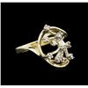 Image 1 : 0.22ctw Diamond Ring - 14KT Yellow and White Gold