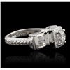 Image 1 : Platinum  1.96ctw Diamond  Ring