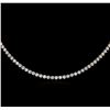 Image 2 : 14KT White Gold 16.16ctw Diamond Necklace