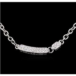 1.40ctw Diamond Necklace - 18KT White Gold