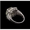 Image 3 : 18KT White Gold 7.19ctw Diamond Ring