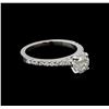 Image 1 : 1.28ctw Diamond Ring - 14KT White Gold