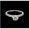 Image 2 : 1.28ctw Diamond Ring - 14KT White Gold