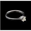 Image 1 : 0.30ct Diamond Solitaire Ring - 14KT White Gold