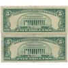 Image 2 : 1963 $5 Red Seal Bill Lot of 2