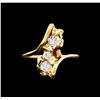 Image 2 : 0.60ctw Diamond Ring - 10KT Yellow Gold