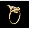 Image 4 : 0.60ctw Diamond Ring - 10KT Yellow Gold