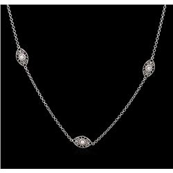 James Kurk 0.42ctw Diamond Necklace - 14KT White Gold