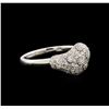 Image 1 : 0.52ctw Diamond Ring - 14KT White Gold